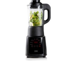 DOMO DO726BL Soepmaker Domo 'Soup Genius' - Blender - 1,2 L - 8 programma's - Voor pastasaus en sojamelk - Zwart