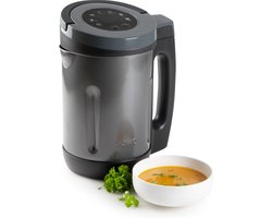 DOMO DO728BL Soepmaker Domo - Met sauteerfunctie - 2,2 L - 7 programma's - Blender - RVS/Zwart