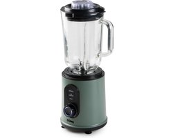 DOMO DO734BL Blender - 'Blend & Balance' - Glazen Kan - 1,5L - Drinkbeker 600ml - 800 W - Smoothie Maker - Groen