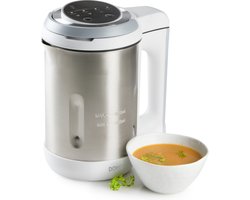 DOMO DO737BL Soepmaker Domo - 1,6 L - 4 programma's - Blender - RVS/Wit