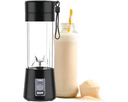 Draagbare Blender - Blender to go - Portable Blender - Smoothie maker - Draadloos - Zwart - Smoothies