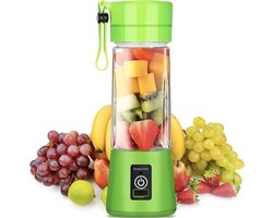 Draagbare Blender - On the Go - Mini Smoothie Maker - Draadloos & Oplaadbaar - Voor Onderweg - To Go Beker - Groen