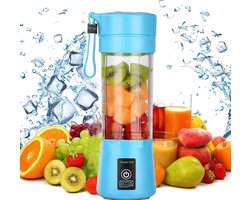 Draagbare Blender - USB Oplaadbaar - Willekeurige kleur - Smoothie Beker 380ml