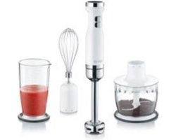 Graef HB501EU blender 0,7 l Staafmixer Roestvrijstaal, Wit