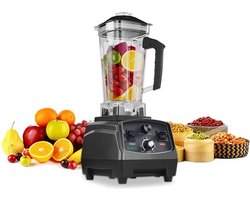 Gran Vida® - Blender - 2200W - Snelheidsregelaar - Pulse - Timer - 2Liter