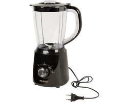 Home Essentials Krachtige Blender - 1,5 Liter - 500W - 2 Snelheden - Wit/Zwart