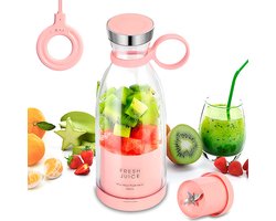 Home & Marker Draagbare Blender - Perfect voor Smoothies, Sappen en Babyvoeding - Roze - JUICIFY