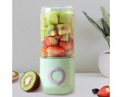 Loft Home Mini Draagbare Blender - 500ML - Juicer - USB Oplaadbaar - Blender voor Onderweg - Mini - Groen