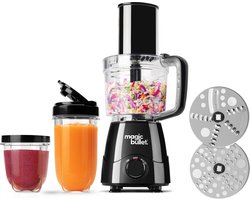 magic bullet Kitchen Express – 2-in-1 – Blender met Foodprocessor – Zwart – incl. Bekers To Go