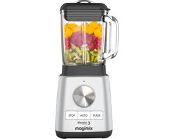 Magimix Blender Power 3 - Smoothie Maker - 1,2 Liter - Ice Crusher - Mat Chroom