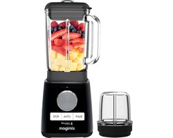 Magimix Power Blender - Smoothie Maker 1,8 Liter - Zwart - + mini kom - Ice Crusher