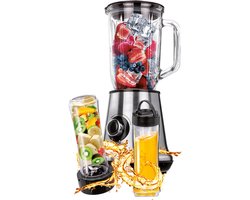 MPM Multifunctionele Blender to go - Smoothie Maker met 2 extra Flessen - 450W