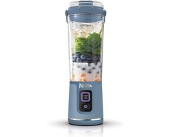 Ninja Blast Blender-To-Go - Draagbare Blender - USB Oplaadbaar - 700 Watt Krachtig Vermogen - Smoothie Maker - Blauw - BC151EUNV