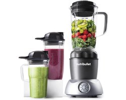 Nutribullet Select 2.0 - 10-delig - 1000 Watt - Blender - To Go Drinkbekers - Warme en Koude Bereidingen - Grijs