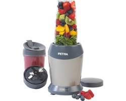 Petra NutriMax Smoothie/Juice Blender Multi-Purpose 2-mengbekers van 800 ml/1 liter