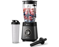 Philips - Blender HR3041/00 - 1.200 Watt - Met To Go Beker en Stamper