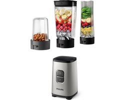 Philips Daily HR2604/80 - Mini Blender - Metallic