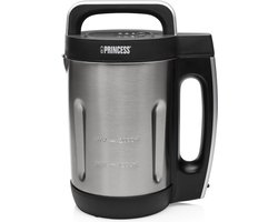 Princess 214002 Soepmaker Family XL – 2 liter– RVS – 6 programma's - 1000W - Blender