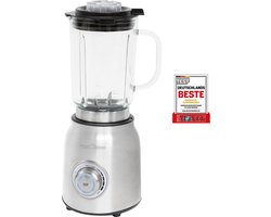 ProfiCook UM 1207 - RVS Blender - 1200Watt - 1,75 liter - Glazen Mengbeker