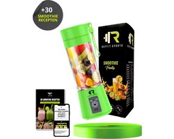 ReyFit Sports Draagbare Blender 380ML - Blender To Go - Portable Blender - Smoothie maker - Protein Shaker - Draadloos - Groen