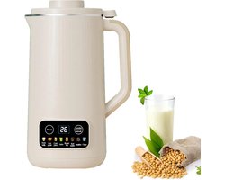 RM Store® - Automatische Voedselblender - Sojabonenmelk Machine - Multifunctioneel - Hoogwaardig Materiaal - 600 ML - 220 V - Wit - 12,5 x 12,5 x 24,5 cm.