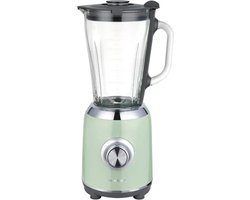 SILVERCREST® KITCHEN TOOLS Blender pastel - Vermogen: 600 W - Mengkan: 1,75 L - Snelheden: 5 + pulse functie - Kleur: Mint - Voor shakes, smoothies, crushed ice etc. - Deksel met vulopening en doseerdop - Inclusief 10 receptsuggesties