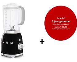 Smeg -  BLF01BLEU MkIII - Blender - Zwart - met drie jaar garantie!