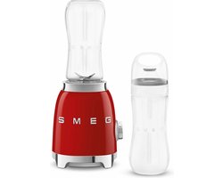 SMEG PBF01RDEU - Personal blender - Rood - 600 ml - 300W - Jaren '50