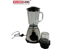 Swiss Line Switzerland - kitchen blender / Smoothiemaker 2 in 1 - Ice crush functie - 1000W - 1,5l