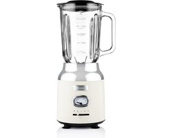 Westinghouse Retro Blender - Smoothie Maker - Wit - 1,5 Liter - 600W