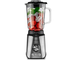 ZEEGMA Grand Vitamine - Power Blender - 1600W - 1.75L -  10 Standen - 3 Snelheden - RVS - ICE CRUSHER