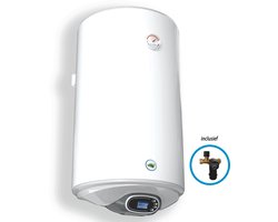 Galanta Green Hat Verticale elektrische boiler 80L, 2kW, met digitale bediening - Brede uitvoering