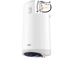 Modeco antikalk energiezuinige boiler met installatie set voor verticale boilers 100 liter van Tesy