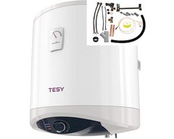 Modeco antikalk energiezuinige boiler met installatie set voor verticale boilers 50 liter van Tesy