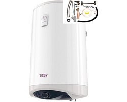 Modeco antikalk energiezuinige boiler met installatie set voor verticale boilers 80 liter van Tesy