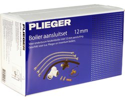 Plieger Boileraansluitset 12mm - Voor Plieger en Inventum boilers - Complete boiler aansluitset