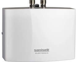 Saniself Kleine doorstroomverwarmer (onderbouw) - model KDE - Vermogen 3.5 kW. 230 volt-Gemaakt in Duitsland Energie-efficiëntieklasse A -Geschikt voor wastafel 30-45°C