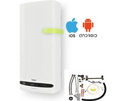 Tesy BelliSlimo 40 liter design smart boiler met controle via internet en een meegeleverde verticale montageset