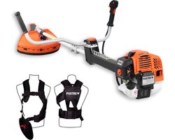 FUXTEC Bosmaaier Benzine - Professionele Grastrimmer - 62cc - 2-takt - 2in1 - FX-PS162