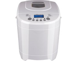 alpina Broodbakmachine - 450 tot 900 gr Brood - Timer - 12 Bakprogramma's - 600W - Wit