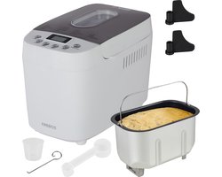 AREBOS Broodbakmachine - 1500g - met 15 Programma's - Timer - 850W