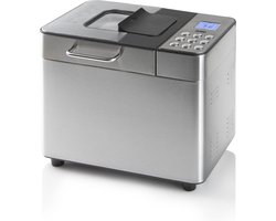 DOMO B3971 Broodbakmachine – 18 Programma’s – 500-1000g – Noten/Rozijnen Dispenser – Glutenvrij Programma – RVS