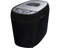 Gastronoma Broodbakmachine - 800W 12 bakprogramma's - Timer en warmhoudfunctie - Vers brood binnen 3 uur - 18260001 - Zwart