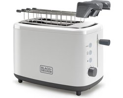 Black & Decker BXTOA820E broodrooster 7 2 snede(n) 820 W Wit