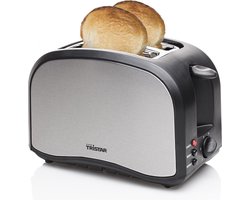 Broodrooster Tristar BR-1022 – 2 Sleuven – 6 Standen en Kruimellade - Voor 2 boterhammen - Toaster - RVS