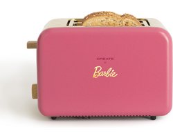 CREATE - Broodrooster voor breed brood - Barbie pink - TOAST RETRO