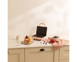 CREATE STONE 3 IN 1 STUDIO Sandwich/wafel grill - Verwisselbare grillplaten - Verticale opslag - roze