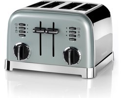 Cuisinart 4 Slice Toaster Broodrooster CPT180GE  - 4 sleuven - Ontdooifunctie - Bagelfunctie - 6 standen - Pistacho Green