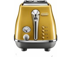 De’Longhi Icona Capitals 2 snede(n) 900 W Geel