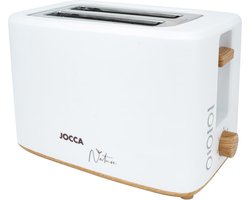 Jocca Nature - Broodrooster - Toaster Broodrooster - Broodroosters Wit / Bamboe - 2185